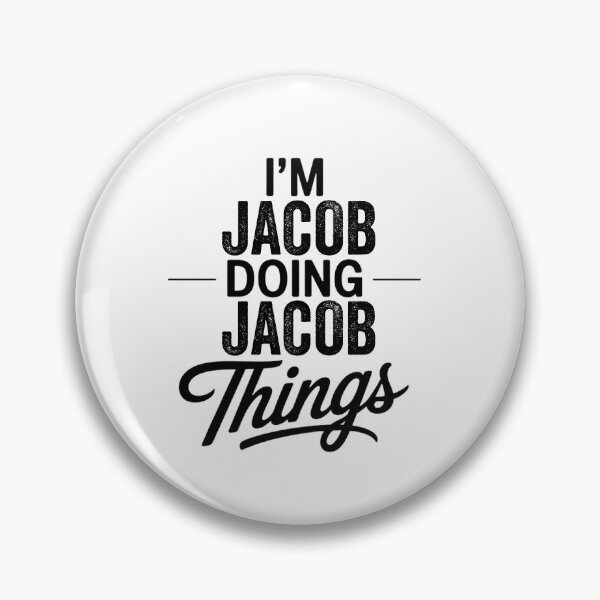 Artikelvorschau, Ich bin Jacob und mache Jacob-Dinge. entworfen und verkauft von Oussinc.