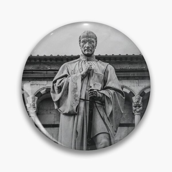 Item preview, Dramatic Monochrome Statue of Renaissance Commander Under a Starry Night Sky designed and sold by MDB_Shop.