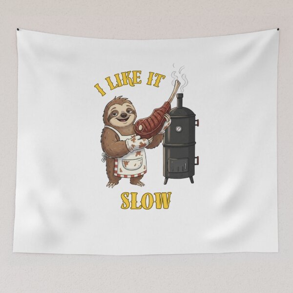 Item preview, Chef Sloth and his smoker designed and sold by Wazzabear Studio.