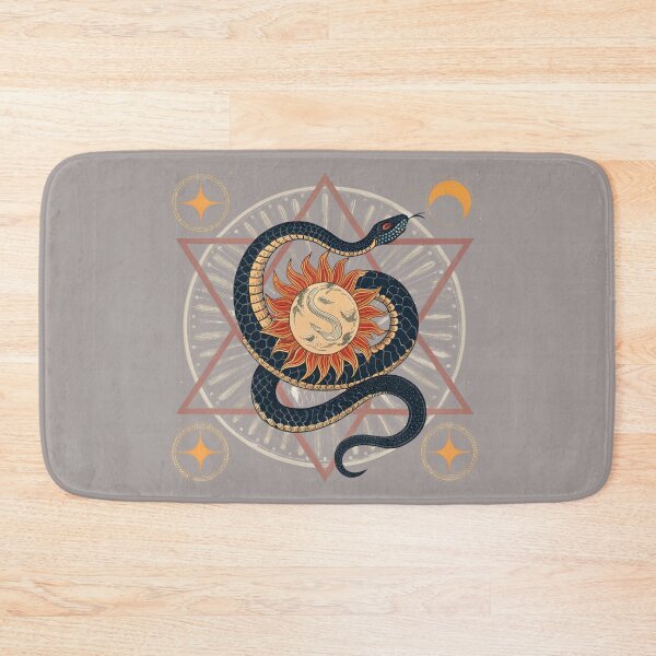Item preview, Snake coiled around sun disk , rebirth symbolism  designed and sold by Lucky 777.