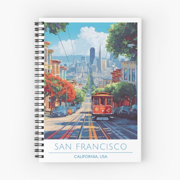 Item preview, San Francisco Cable Car Iconic City Poster designed and sold by LaFabricaArt.
