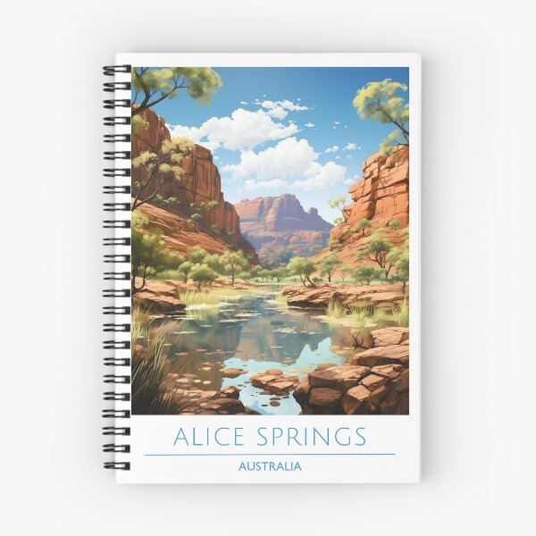 Item preview, Alice Springs Australia Outback Gorge Landscape designed and sold by LaFabricaArt.