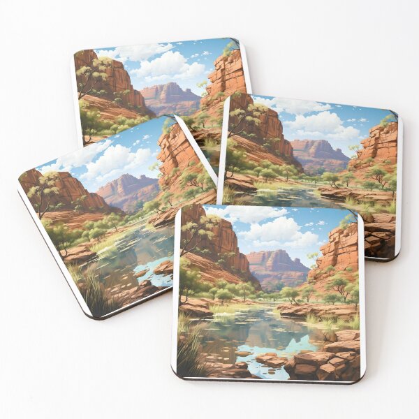 Item preview, Alice Springs Australia Outback Gorge Landscape designed and sold by LaFabricaArt.