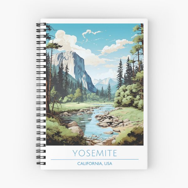 Item preview, Yosemite Valley El Capitan Vintage Nature Poster designed and sold by LaFabricaArt.
