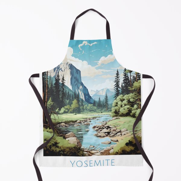 Item preview, Yosemite Valley El Capitan Vintage Nature Poster designed and sold by LaFabricaArt.