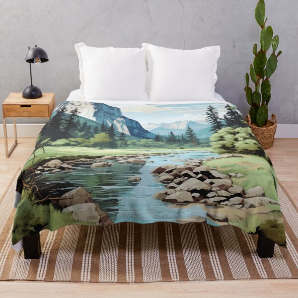 Item preview, Yosemite Valley El Capitan Vintage Nature Poster designed and sold by LaFabricaArt.