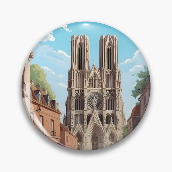 Item preview, Reims Cathedral France Gothic Architecture Art designed and sold by LaFabricaArt.