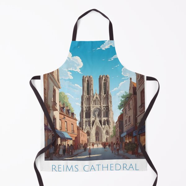 Item preview, Reims Cathedral France Gothic Architecture Art designed and sold by LaFabricaArt.