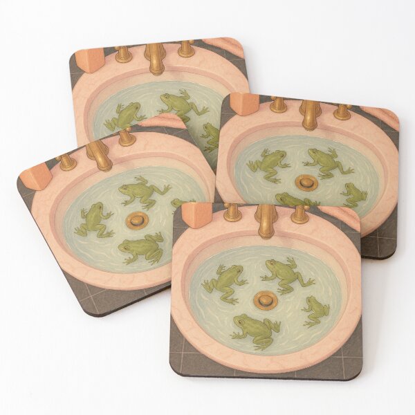 Item preview, Frog Swimming in the Sink designed and sold by thehaywirehoney.