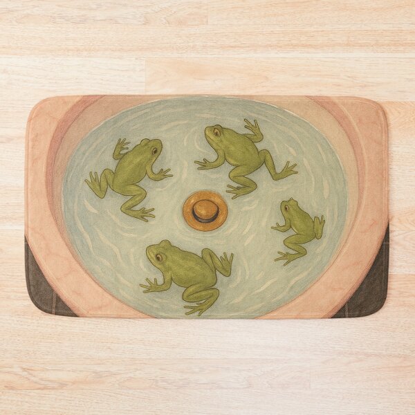 Item preview, Frog Swimming in the Sink designed and sold by thehaywirehoney.