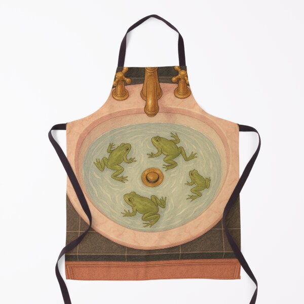 Item preview, Frog Swimming in the Sink designed and sold by thehaywirehoney.