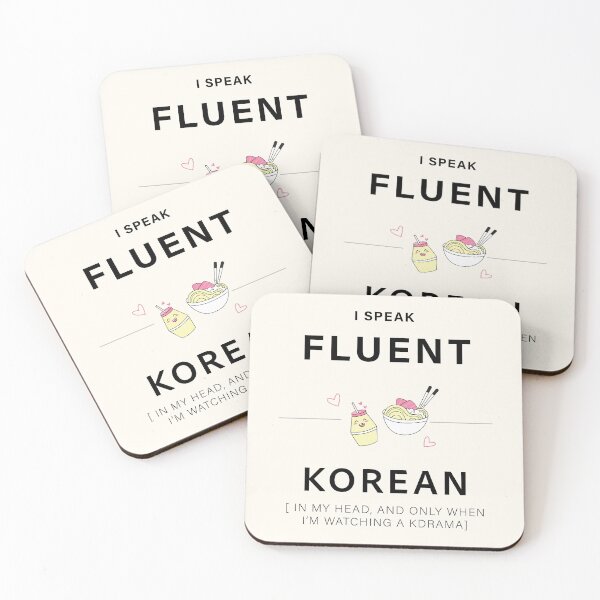Item preview, i speak fluent korean in my head designed and sold by nelkrshop.