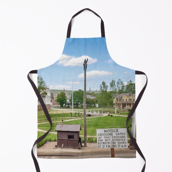 Item preview, Railroad Crossing & Historic Town Park & Firehouse designed and sold by plugsnpixels.