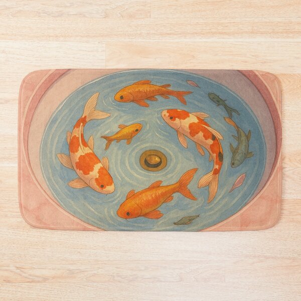 Item preview, Koi in a Sink Bowl designed and sold by thehaywirehoney.