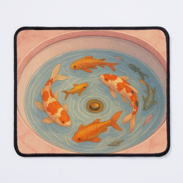 Item preview, Koi in a Sink Bowl designed and sold by thehaywirehoney.