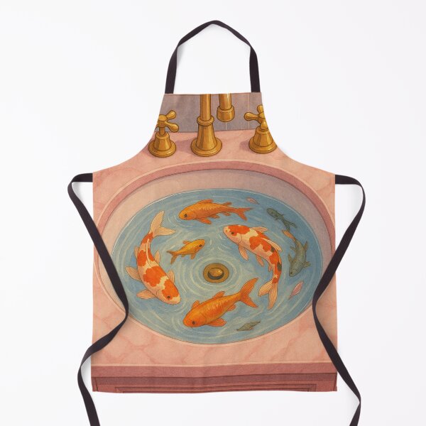 Item preview, Koi in a Sink Bowl designed and sold by thehaywirehoney.