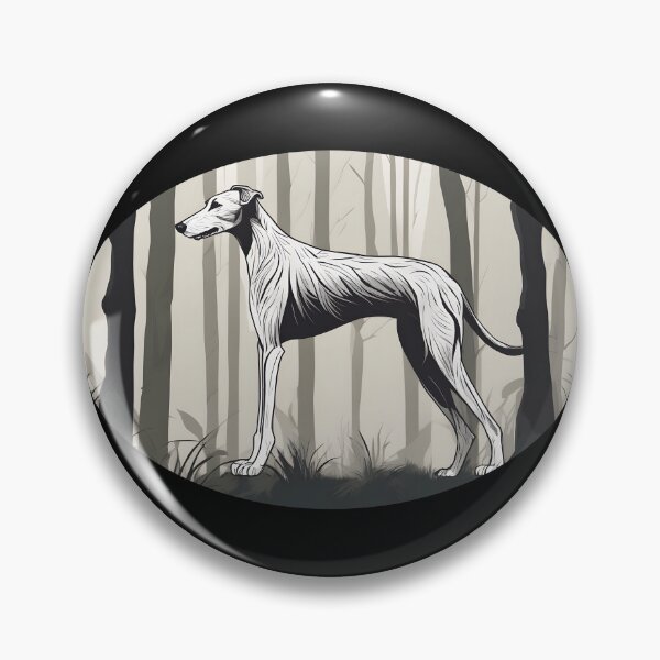 Item preview, Lurcher in the Woods designed and sold by jamesgerardking.