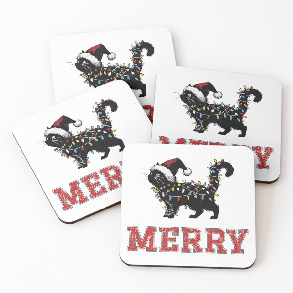 Item preview, Christmas Cat | Christmas Lights | Holiday designed and sold by Jcat7.