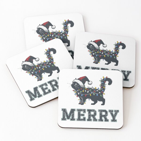 Item preview, Christmas Cat | Christmas Lights | Holiday designed and sold by Jcat7.