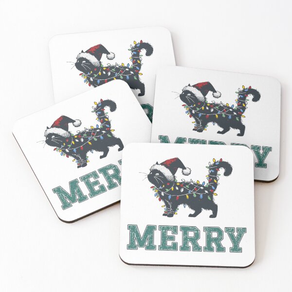 Item preview, Christmas Cat | Christmas Lights | Holiday designed and sold by Jcat7.