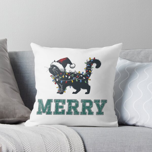 Item preview, Christmas Cat | Christmas Lights | Holiday designed and sold by Jcat7.