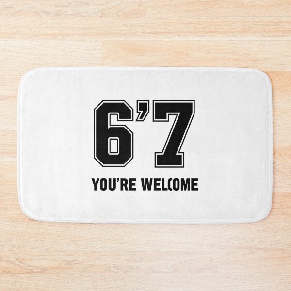 Item preview, 6'7 You're Welcome | Viral Tall Boy Meme T-Shirt designed and sold by Design_Your_Day.