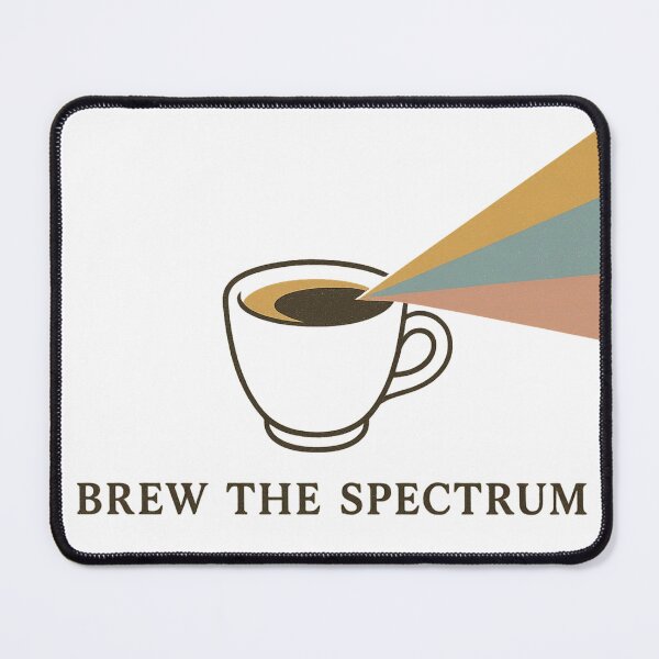 Item preview, Brew the Spectrum – minimalist coffee art for aesthetic lovers designed and sold by ArcaneBeans.