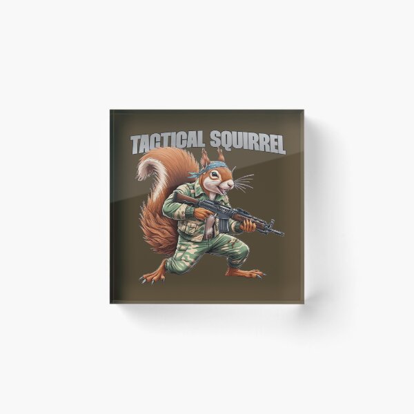 Item preview, Tactical Squirrel Military Humor Gift designed and sold by Uniquely Yours.