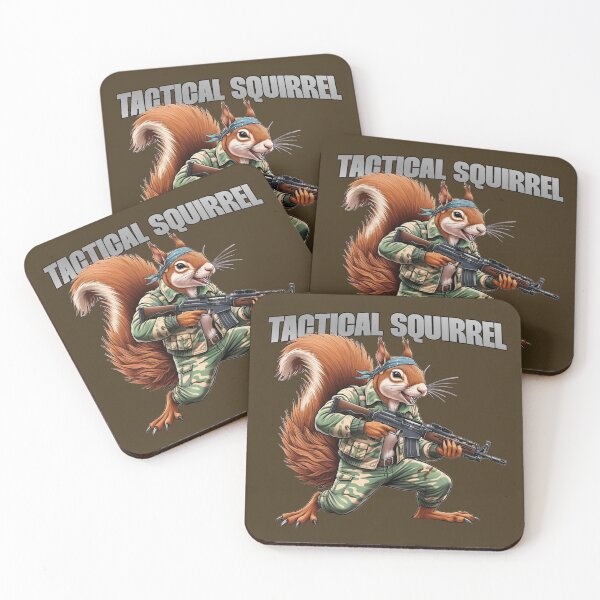 Item preview, Tactical Squirrel Military Humor Gift designed and sold by Uniquely Yours.