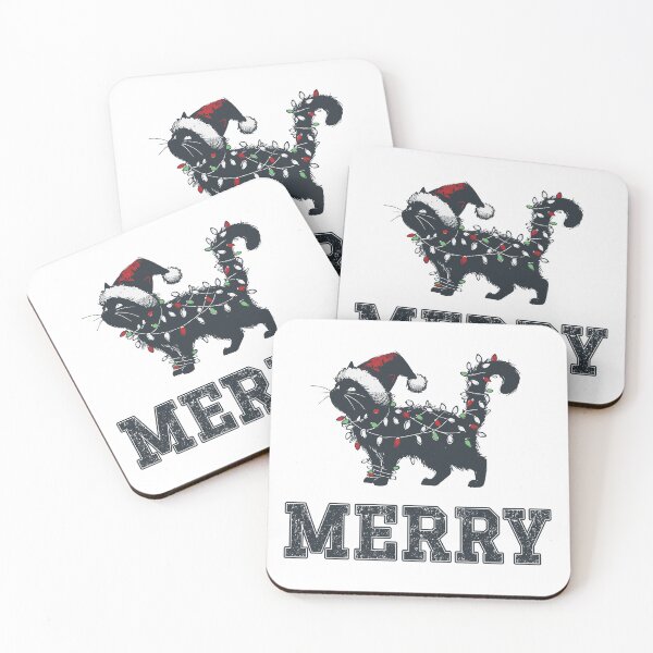 Item preview, Christmas Cat | Christmas Lights | Holiday designed and sold by Jcat7.