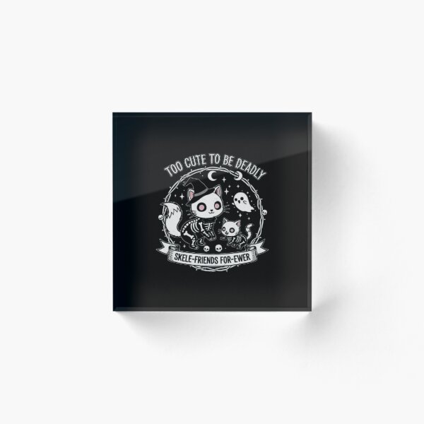 Item preview, Skeleton Cat "Too Cute To Be Deadly designed and sold by FutureService.