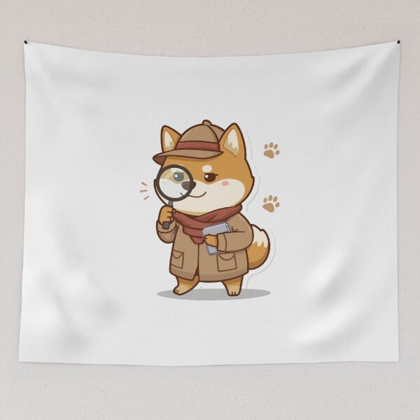 Item preview, Detective Shiba – Case Solved! ?️‍♂️? designed and sold by MzulhilmiZam.