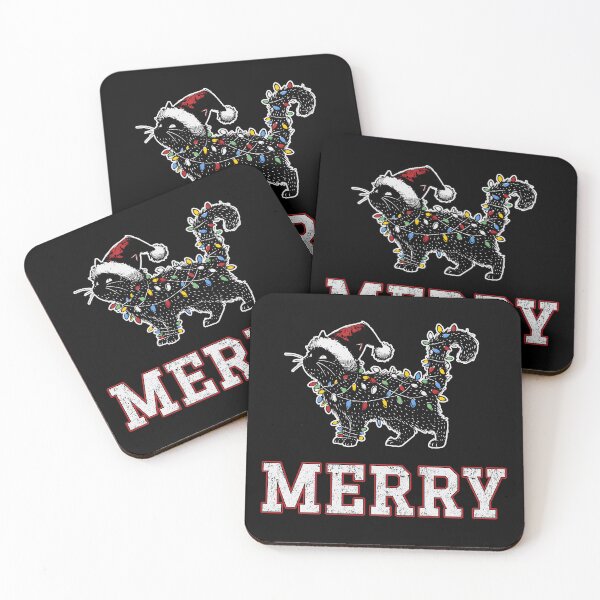 Item preview, Christmas Cat | Christmas Lights | Holiday designed and sold by Jcat7.