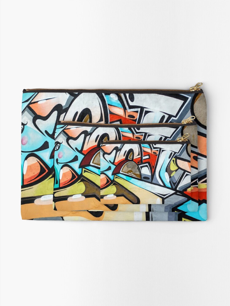  Colorful Graffiti Rock Music Hip Hop Art Pencil Pouch