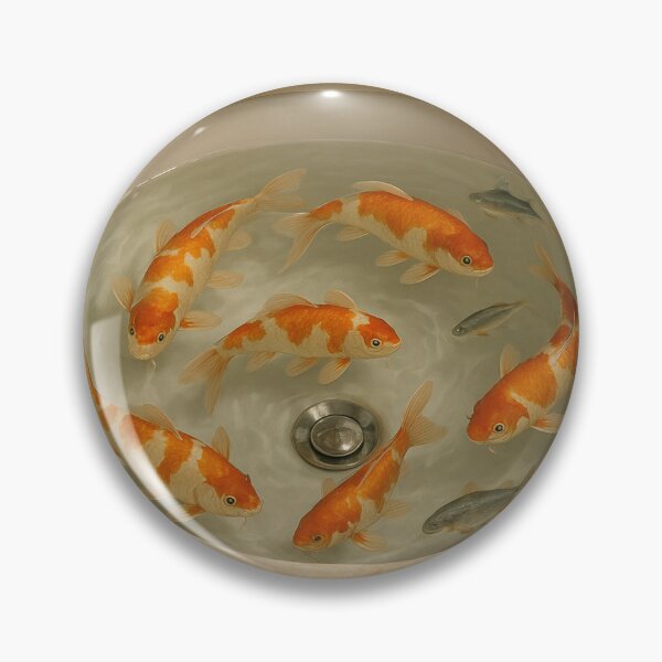 Item preview, Koi Swimming in a Sink designed and sold by thehaywirehoney.