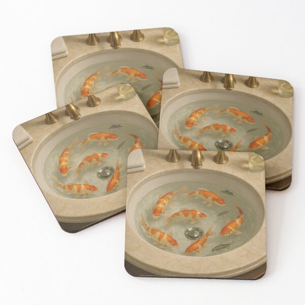 Item preview, Koi Swimming in a Sink designed and sold by thehaywirehoney.