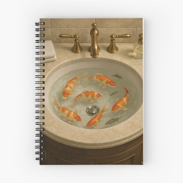 Item preview, Koi Swimming in a Sink designed and sold by thehaywirehoney.