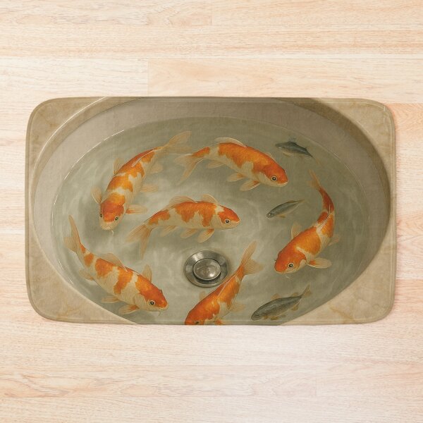 Item preview, Koi Swimming in a Sink designed and sold by thehaywirehoney.