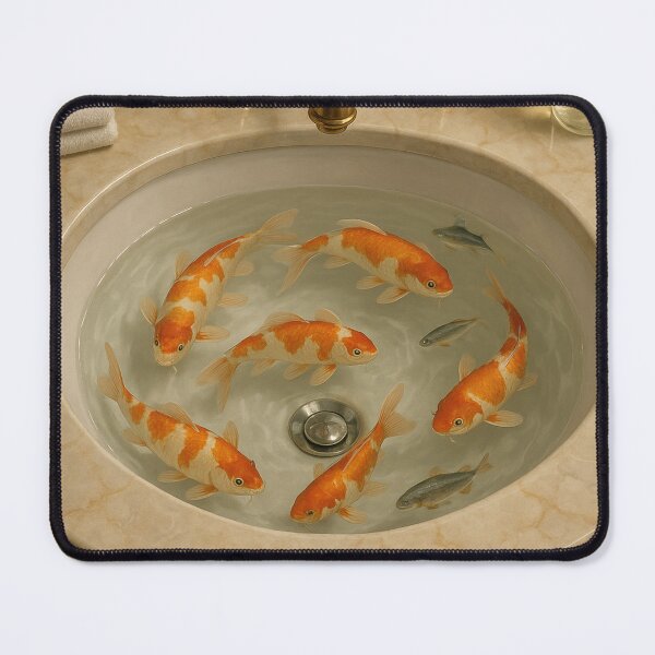 Item preview, Koi Swimming in a Sink designed and sold by thehaywirehoney.