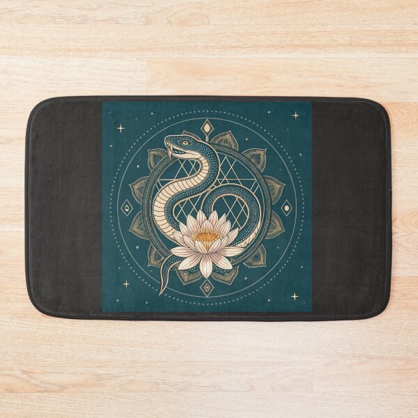 Item preview, Snake coiled around sun disk , rebirth symbolism  designed and sold by Lucky 777.