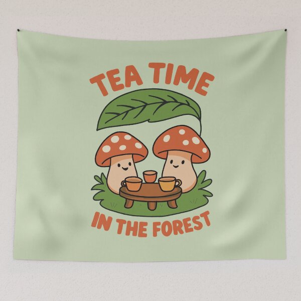 Item preview, Tea Time in the Forest designed and sold by OTCreativeLab.