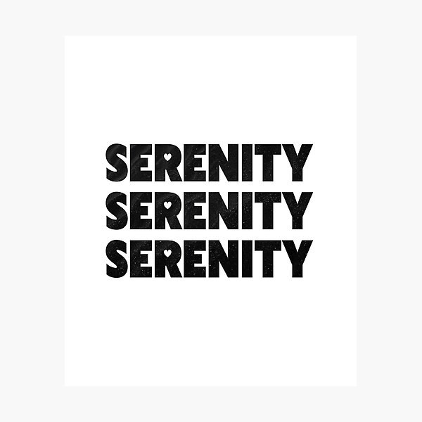 Item preview, Serenity Personalized Custom Girl Name designed and sold by Watsonarts.