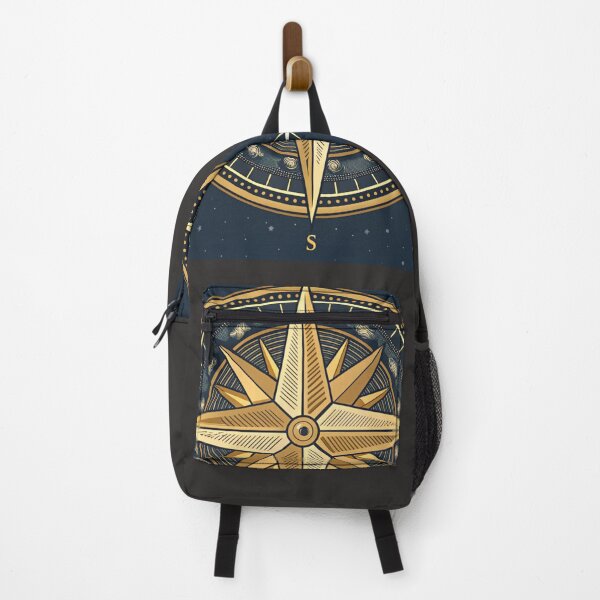 Item preview, Golden compass rose with celestial map designed and sold by Lucky 777.