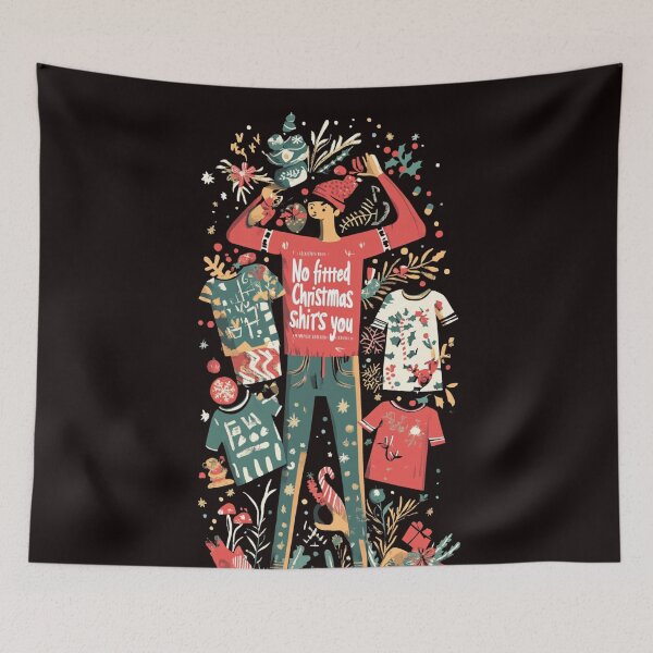Item preview, No fitted Christmas shirt yout like. designed and sold by  ViralVisionsCreating .