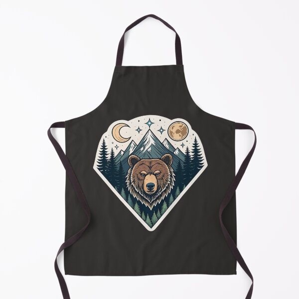 Item preview, Majestic bear head designed and sold by Lucky 777.