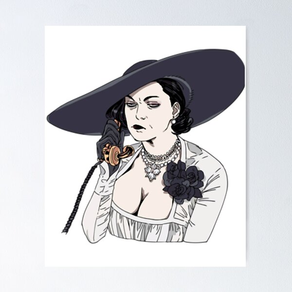 Item preview, Lady Dimitrescu Pout Resident  designed and sold by diaa1351.