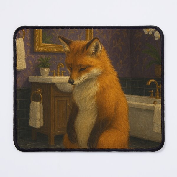 Item preview, Fox on a Scale designed and sold by thehaywirehoney.