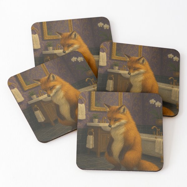 Item preview, Fox on a Scale designed and sold by thehaywirehoney.