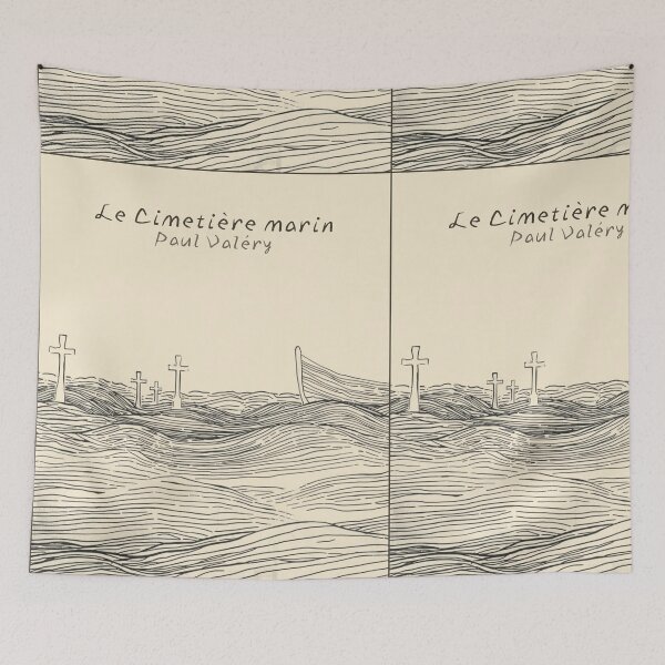Item preview, 'Le Cimitière marin', by Paul Valéry (The Graveyard by the sea) designed and sold by Filologica.