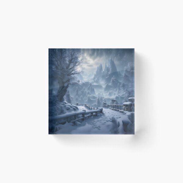 Item preview, Frozen Fury: The Heart of the Blizzard designed and sold by PawPrintedArt.